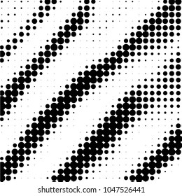 Spotted black and white grunge vector line background. Abstract halftone illustration background. Grunge grid polka dot background pattern
