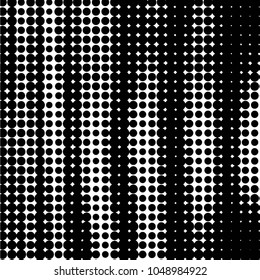 Spotted black and white grunge vector line background. Abstract halftone illustration background. Grunge grid polka dot background pattern
