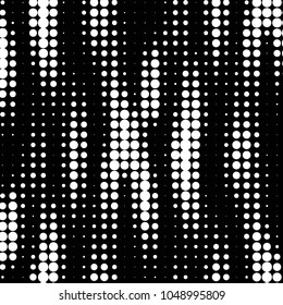 Spotted black and white grunge vector line background. Abstract halftone illustration background. Grunge grid polka dot background pattern
