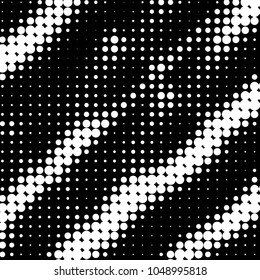 Spotted black and white grunge vector line background. Abstract halftone illustration background. Grunge grid polka dot background pattern
