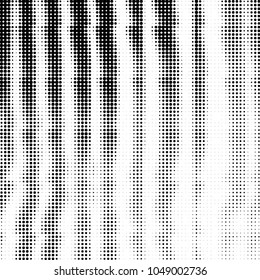 Spotted black and white grunge vector line background. Abstract halftone illustration background. Grunge grid polka dot background pattern

