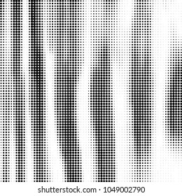 Spotted black and white grunge vector line background. Abstract halftone illustration background. Grunge grid polka dot background pattern
