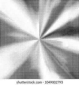 Spotted black and white grunge vector line background. Abstract halftone illustration background. Grunge grid polka dot background pattern
