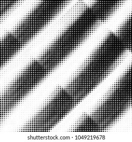 Spotted black and white grunge vector line background. Abstract halftone illustration background. Grunge grid polka dot background pattern

