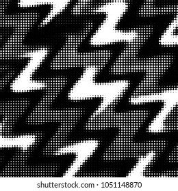 Spotted black and white grunge vector line background. Abstract halftone illustration background. Grunge grid polka dot background pattern

