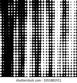 Spotted black and white grunge vector line background. Abstract halftone illustration background. Grunge grid polka dot background pattern
