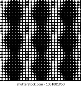 Spotted black and white grunge vector line background. Abstract halftone illustration background. Grunge grid polka dot background pattern
