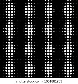 Spotted black and white grunge vector line background. Abstract halftone illustration background. Grunge grid polka dot background pattern
