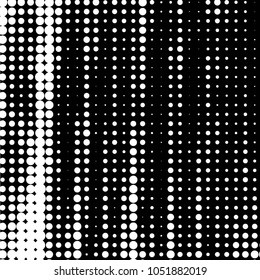 Spotted black and white grunge vector line background. Abstract halftone illustration background. Grunge grid polka dot background pattern
