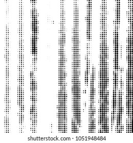 Spotted black and white grunge vector line background. Abstract halftone illustration background. Grunge grid polka dot background pattern
