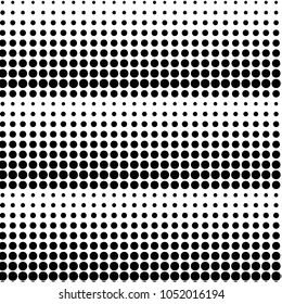 Spotted black and white grunge vector line background. Abstract halftone illustration background. Grunge grid polka dot background pattern
