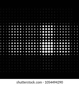 Spotted black and white grunge vector line background. Abstract halftone illustration background. Grunge grid polka dot background pattern
