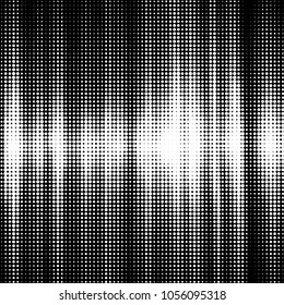 Spotted black and white grunge vector line background. Abstract halftone illustration background. Grunge grid polka dot background pattern
