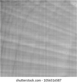 Spotted black and white grunge vector line background. Abstract halftone illustration background. Grunge grid polka dot background pattern
