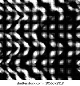 Spotted black and white grunge vector line background. Abstract halftone illustration background. Grunge grid polka dot background pattern
