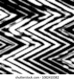 Spotted black and white grunge vector line background. Abstract halftone illustration background. Grunge grid polka dot background pattern
