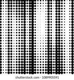 Spotted black and white grunge vector line background. Abstract halftone illustration background. Grunge grid polka dot background pattern
