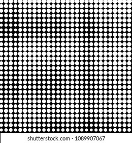 Spotted black and white grunge vector line background. Abstract halftone illustration background. Grunge grid polka dot background pattern
