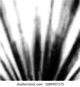 Spotted black and white grunge vector line background. Abstract halftone illustration background. Grunge grid polka dot background pattern
