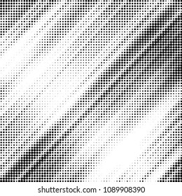 Spotted black and white grunge vector line background. Abstract halftone illustration background. Grunge grid polka dot background pattern
