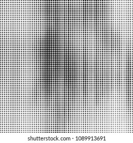 Spotted black and white grunge vector line background. Abstract halftone illustration background. Grunge grid polka dot background pattern

