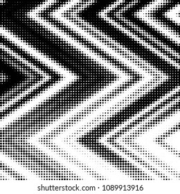 Spotted black and white grunge vector line background. Abstract halftone illustration background. Grunge grid polka dot background pattern
