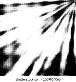 Spotted black and white grunge vector line background. Abstract halftone illustration background. Grunge grid polka dot background pattern
