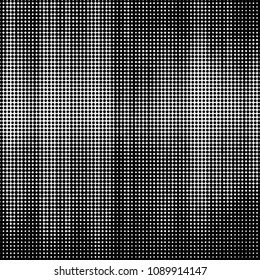 Spotted black and white grunge vector line background. Abstract halftone illustration background. Grunge grid polka dot background pattern
