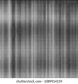 Spotted black and white grunge vector line background. Abstract halftone illustration background. Grunge grid polka dot background pattern
