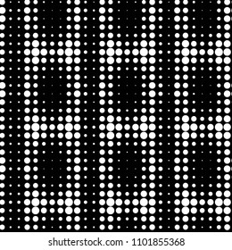 Spotted black and white grunge vector line background. Abstract halftone illustration background. Grunge grid polka dot background pattern
