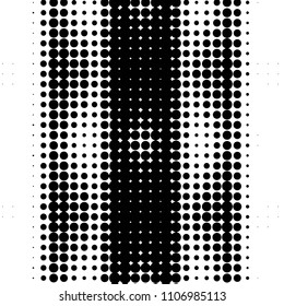 Spotted black and white grunge vector line background. Abstract halftone illustration background. Grunge grid polka dot background pattern
