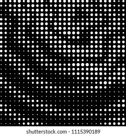 Spotted black and white grunge vector line background. Abstract halftone illustration background. Grunge grid polka dot background pattern
