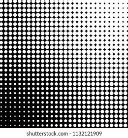 Spotted black and white grunge vector line background. Abstract halftone illustration background. Grunge grid polka dot background pattern
