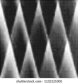 Spotted black and white grunge vector line background. Abstract halftone illustration background. Grunge grid polka dot background pattern
