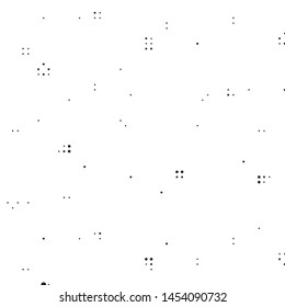 Spotted black and white grunge vector line background. Abstract halftone illustration background. Grunge grid polka dot background pattern