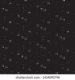 Spotted black and white grunge vector line background. Abstract halftone illustration background. Grunge grid polka dot background pattern