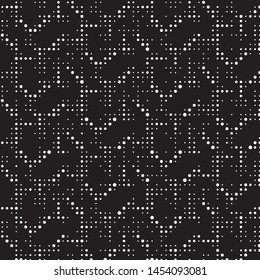Spotted black and white grunge vector line background. Abstract halftone illustration background. Grunge grid polka dot background pattern