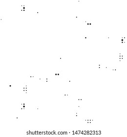 Spotted black and white grunge vector line background. Abstract halftone illustration background. Grunge grid polka dot background pattern