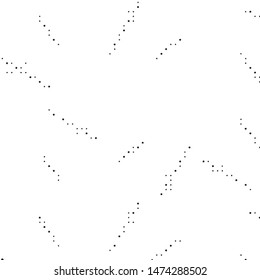 Spotted black and white grunge vector line background. Abstract halftone illustration background. Grunge grid polka dot background pattern
