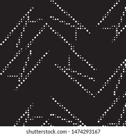 Spotted black and white grunge vector line background. Abstract halftone illustration background. Grunge grid polka dot background pattern