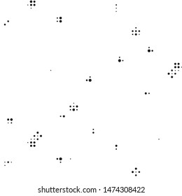 Spotted black and white grunge vector line background. Abstract halftone illustration background. Grunge grid polka dot background pattern