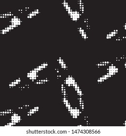 Spotted black and white grunge vector line background. Abstract halftone illustration background. Grunge grid polka dot background pattern