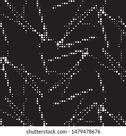 Spotted black and white grunge vector line background. Abstract halftone illustration background. Grunge grid polka dot background pattern