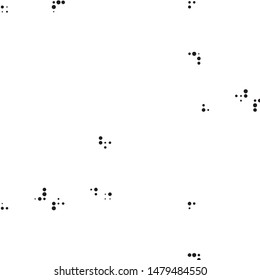 Spotted black and white grunge vector line background. Abstract halftone illustration background. Grunge grid polka dot background pattern