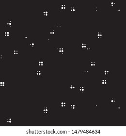 Spotted black and white grunge vector line background. Abstract halftone illustration background. Grunge grid polka dot background pattern