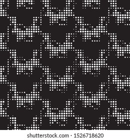 Spotted black and white grunge vector line background. Abstract halftone illustration background. Grunge grid polka dot background pattern