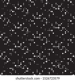 Spotted black and white grunge vector line background. Abstract halftone illustration background. Grunge grid polka dot background pattern