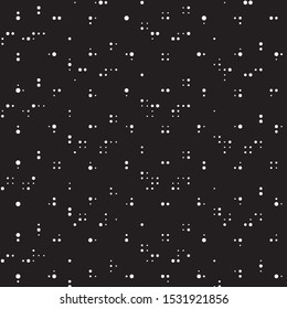 Spotted black and white grunge vector line background. Abstract halftone illustration background. Grunge grid polka dot background pattern