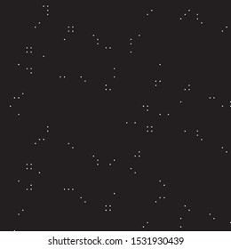 Spotted black and white grunge vector line background. Abstract halftone illustration background. Grunge grid polka dot background pattern
