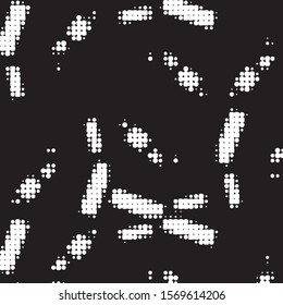 Spotted black and white grunge vector line background. Abstract halftone illustration background. Grunge grid polka dot background pattern